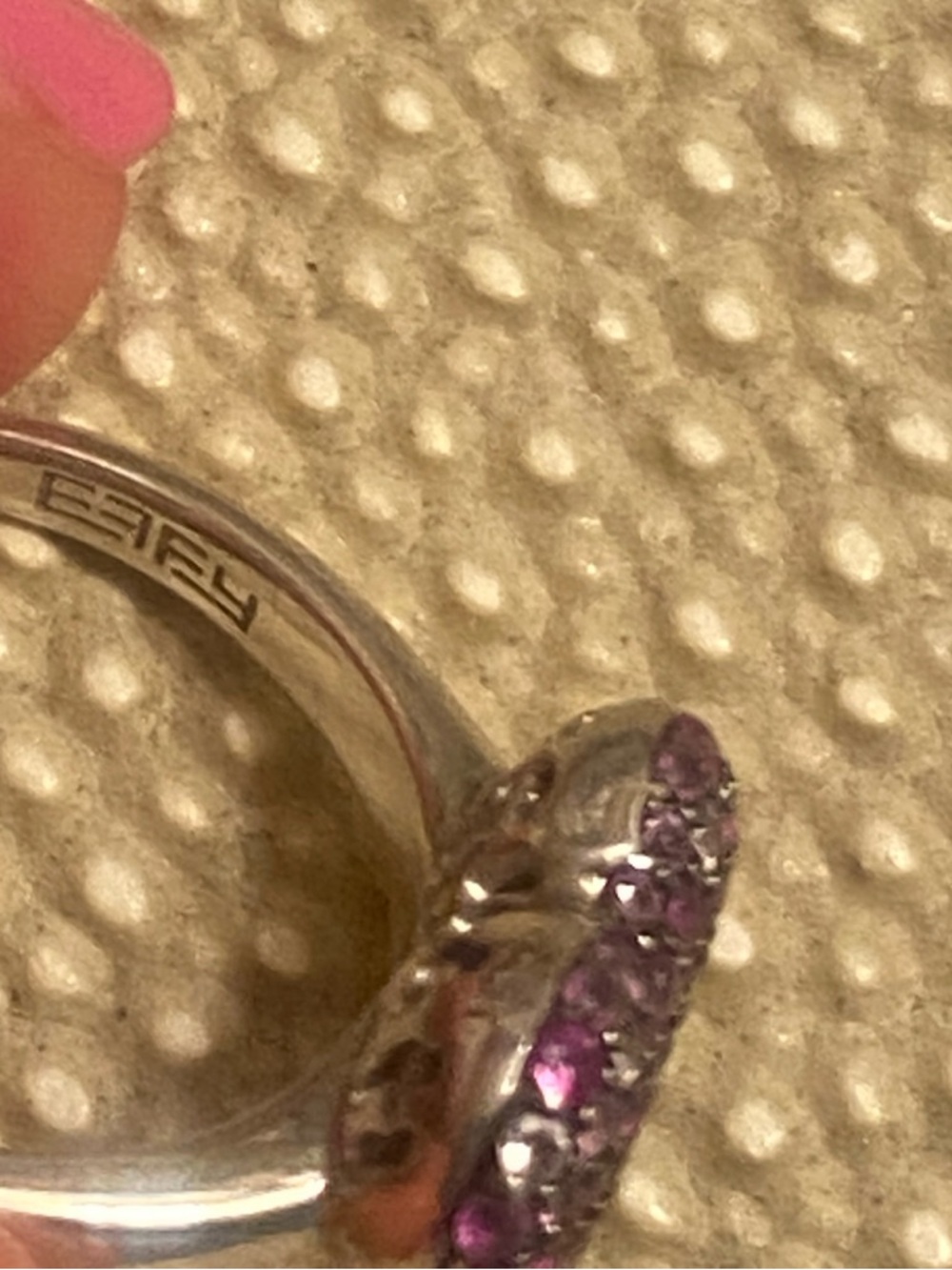 💖💜Stunning Sterling Heart Ring!💜💖 - Picture 8 of 9
